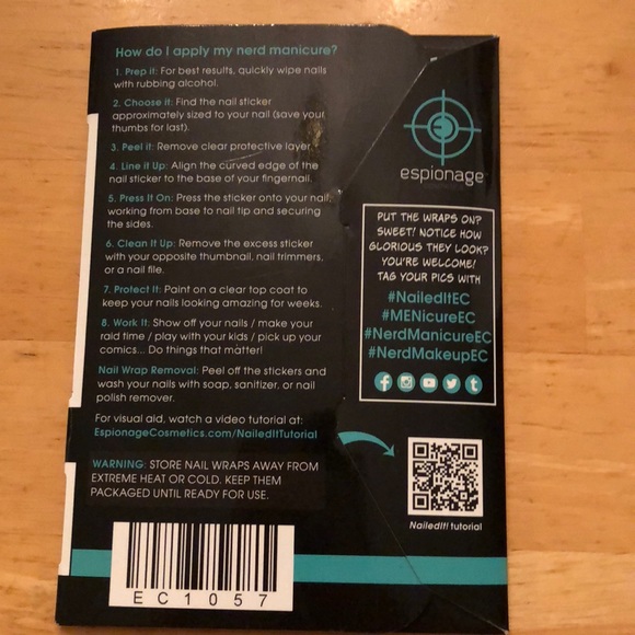 Espionage Cosmetics Nail Wrap Patchwork - Picture 2 of 3